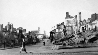 Разрушенная улица Ленина. Минск, 1944 год