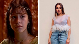 Карла Диас. Скриншот сериала «Клон» и фото из Instagram