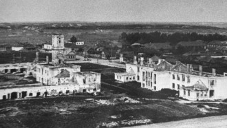 Июль 1944 года. Шклов в после освобождения. Фото БЕЛТА