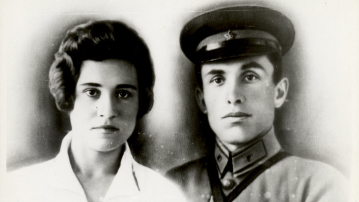 1929–1930-е годы. Мария и Илья Октябрьские. Редкая фотография хранится в Белорусском государственном музее истории Великой Отечественной войны